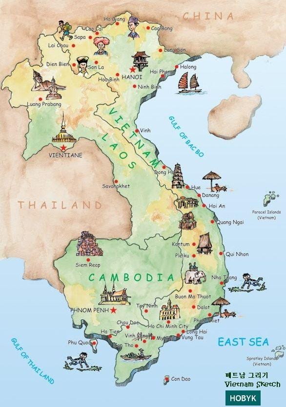 laos staðir kort