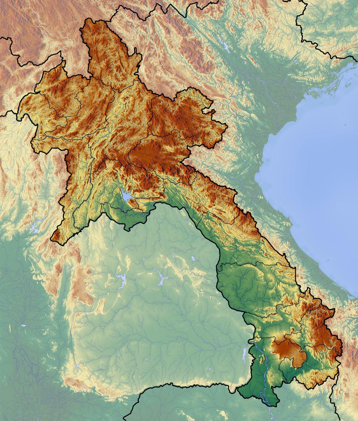 Kort af laos landslaginu